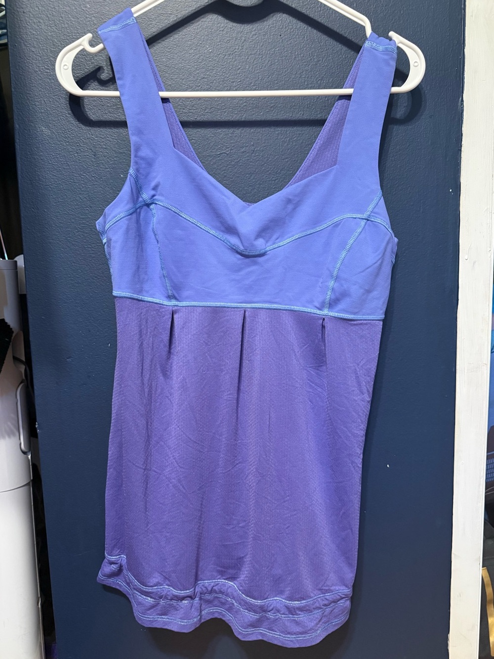 lululemon athletica Two-Tone Purple Sports Tank Bra Top